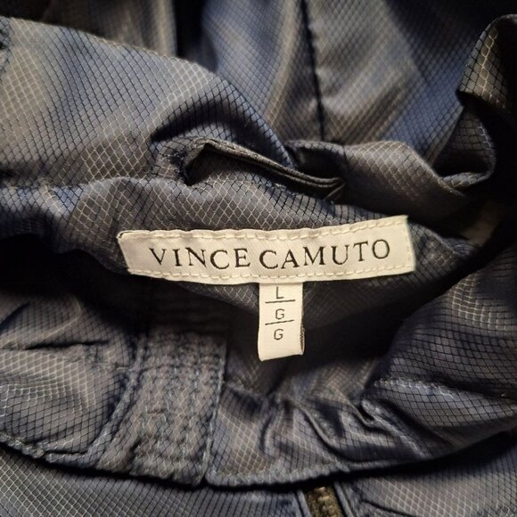 Vince Camuto Blue Jacket Full Zip Mens Large Hooded Pockets Hiking Camp Outdoors - Picture 6 of 12